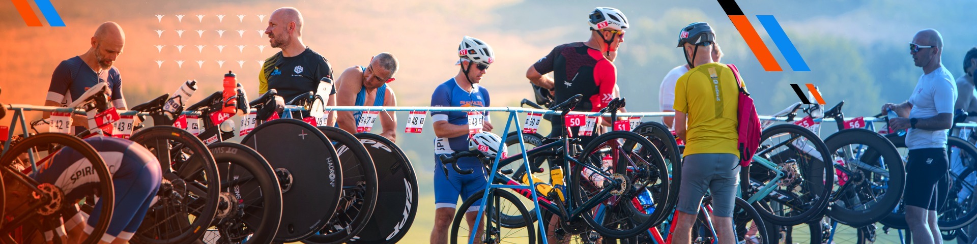 Triathletes in the transition area – Half distance triathlon, Transylvania Triathlon Festival