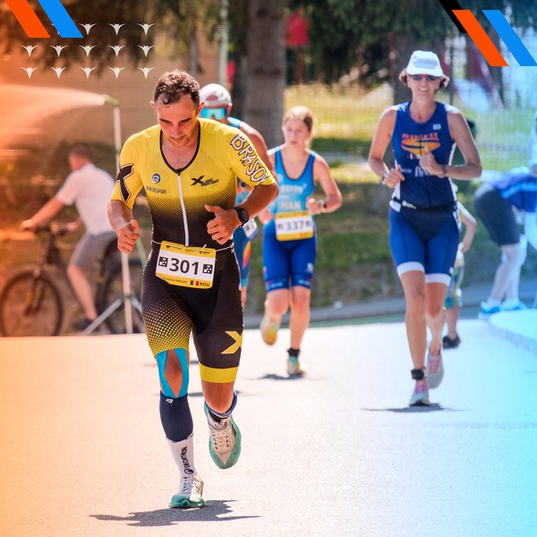 Runners on the run course – Super Sprint triathlon, Transylvania Triathlon Festival